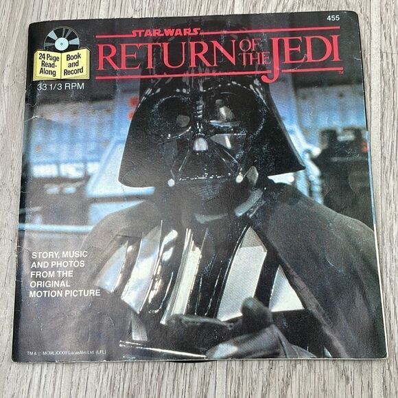 Star Wars "Return of the Jedi" Read-Along Book Record 33 1/3 RPM - Picture 1 of 6